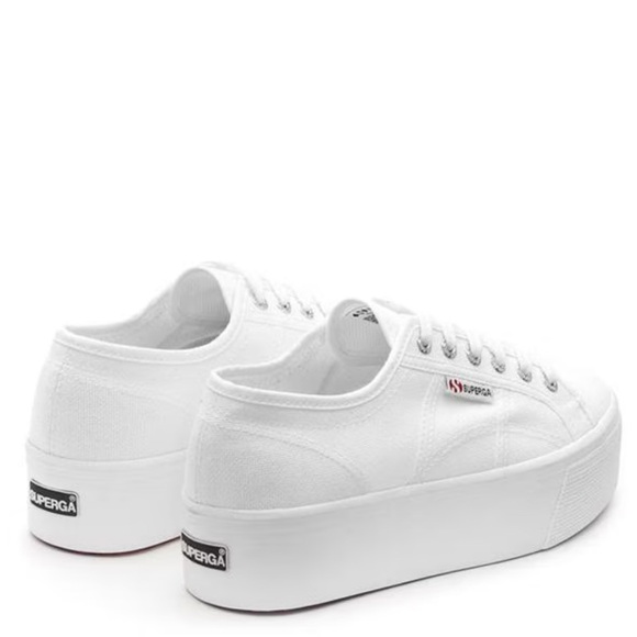 Superga 2790 Lace Up Canvas Platform Sneakers - Picture 16 of 16